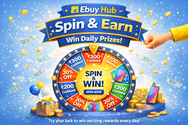 Spin & Earn — win daily prizes. Open spin wheel.